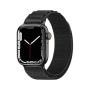 Pasek Opaska Bransoleta Alpine Czarny do Apple Watch 3 4 5 6 7 8 9 SE 42/44/45mm - 2